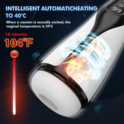 Strong Sucking & Vibrating Male Heating Masturbator adultjoybox Strong Sucking & Vibrating Male Heating Masturbator adultjoybox