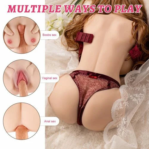 Maggie 16.09lb Sucking & Vibrating Sex Doll