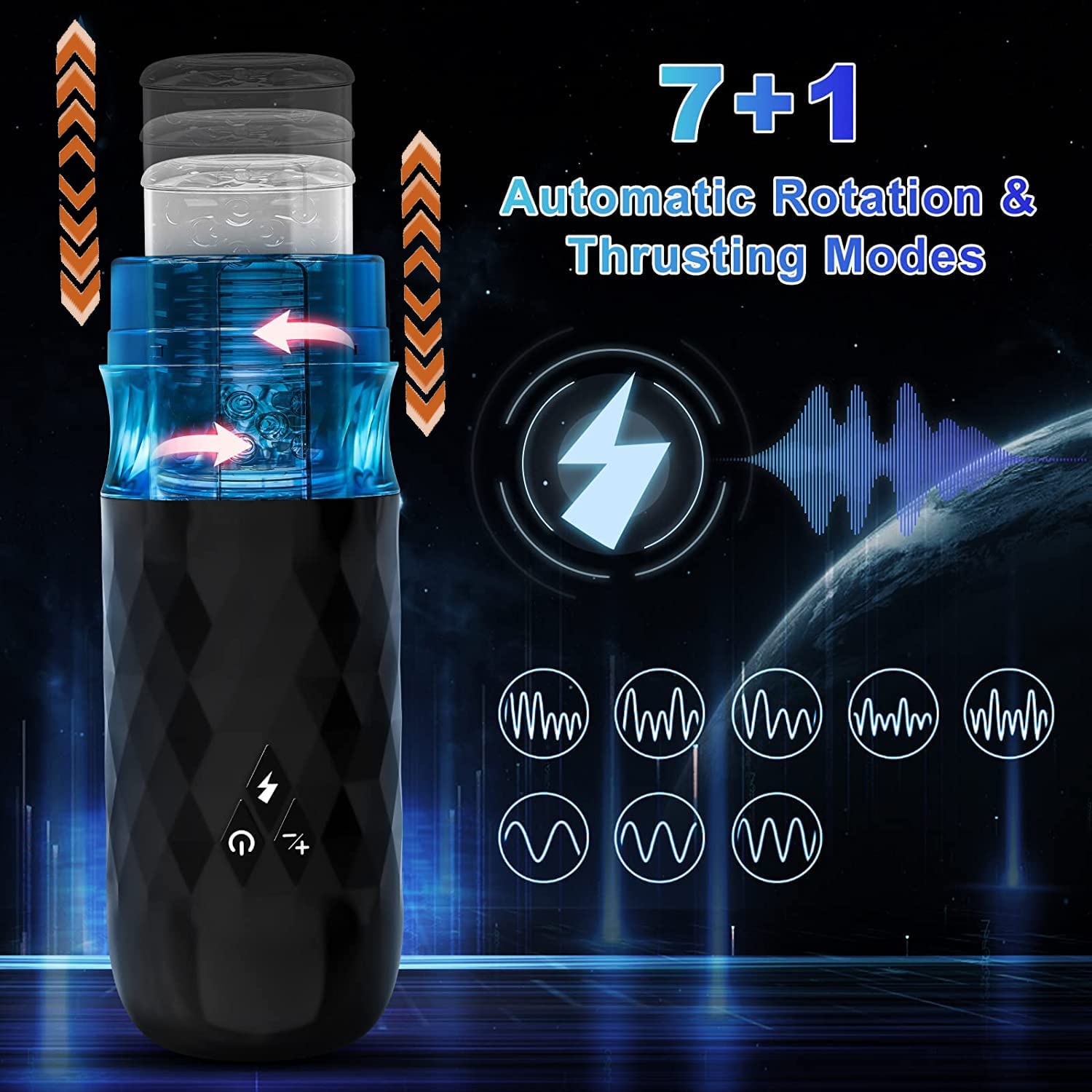Hannibal Male Masturbators Cup Telescopic Rotation Penis Stimulation E adultjoybox Hannibal Male Masturbators Cup Telescopic Rotation Penis Stimulation E adultjoybox